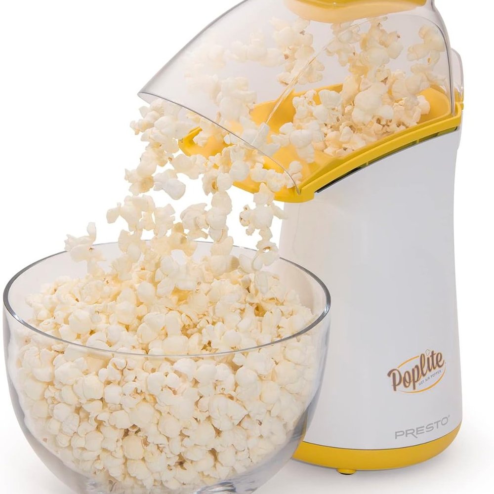 Presto Poplite Hot Air Popcorn Popper #04820 w/ Owners Manual No Box Pre-Owned